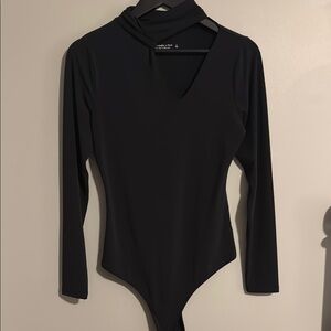 Abercrombie Black cutout Long Sleeve Bodysuit
